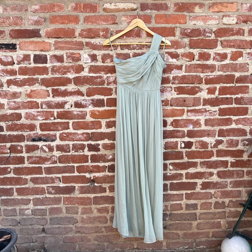 J.Crew Silk Chiffon One-shoulder Dress-LIKE NEW
